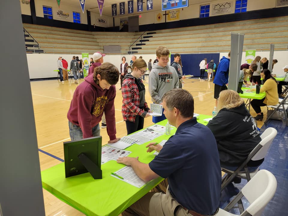 Students attend the 2021 Reality U event at TMP. 